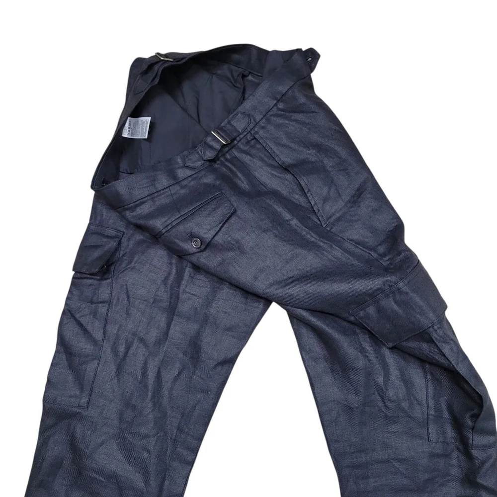 Banana Republic Relaxed Fit Cargo Pants Adjustable Waist Strap Size 12 Women's